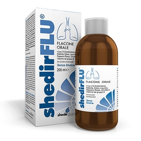 ShedirFLU
senza glutine
uso orale
flacone da  200 ml