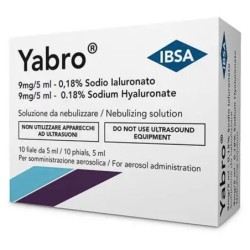 Yabro
9 mg/5 ml - 0,18% sodio ialuronato
soluzione da nebulizzare
per somministrazione aerosolica