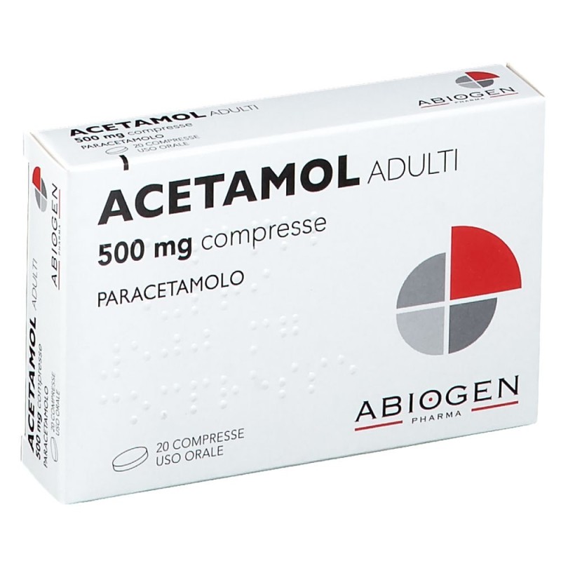 Acetamol adulti 500 mg paracetamolo