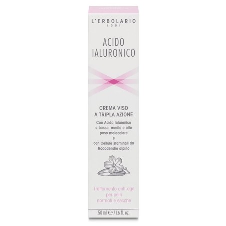 L'Erbolario
Acido ialuronico
crema viso tripla azione