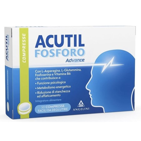 Acutil
Fosforo Advance
con fosfoserina, L-Glutammina, L-asparagina e Vitamina B6