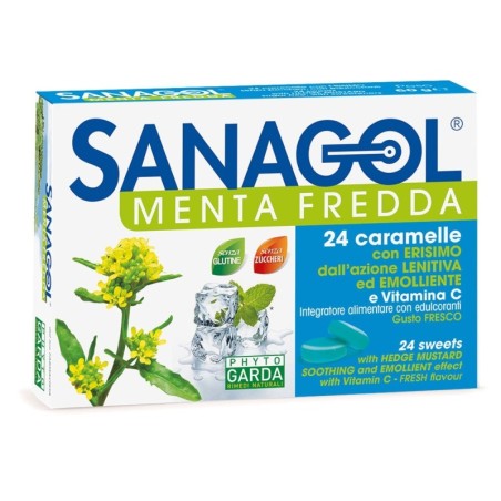 Sanagol menta fredda 24 caramelle