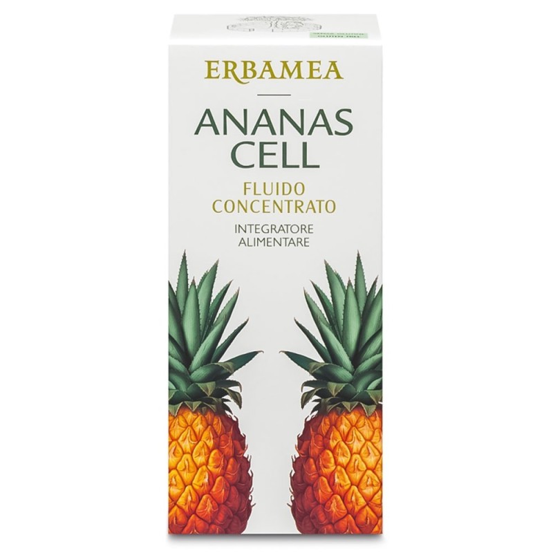 Erbamea
Ananas Cell
fluido concentrato
con Succo ed Estratto secco di Ananas