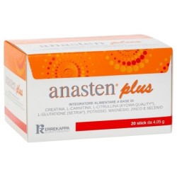 Anasten plus
con edulcorante, non contiene glutine.
confezione da 20 stick