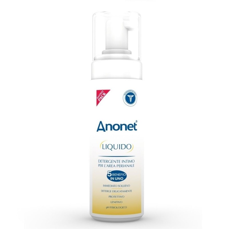 Anonet
Liquido
Detergente intimo per l'area perianale