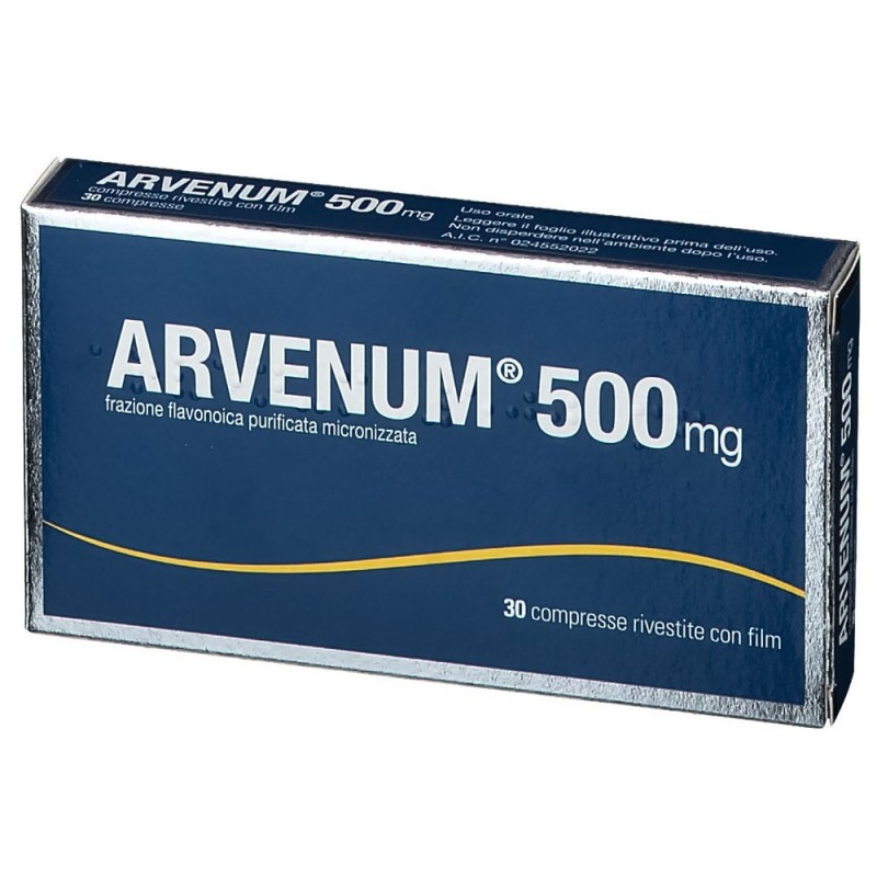 Arvenum 500 mg scatola da 30 compresse rivestite con film