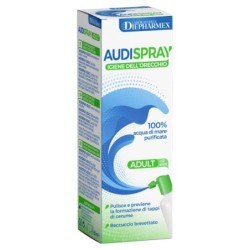 Audispray
adult (+12 anni)
detersione dell'orecchio
acqua di mare purificata