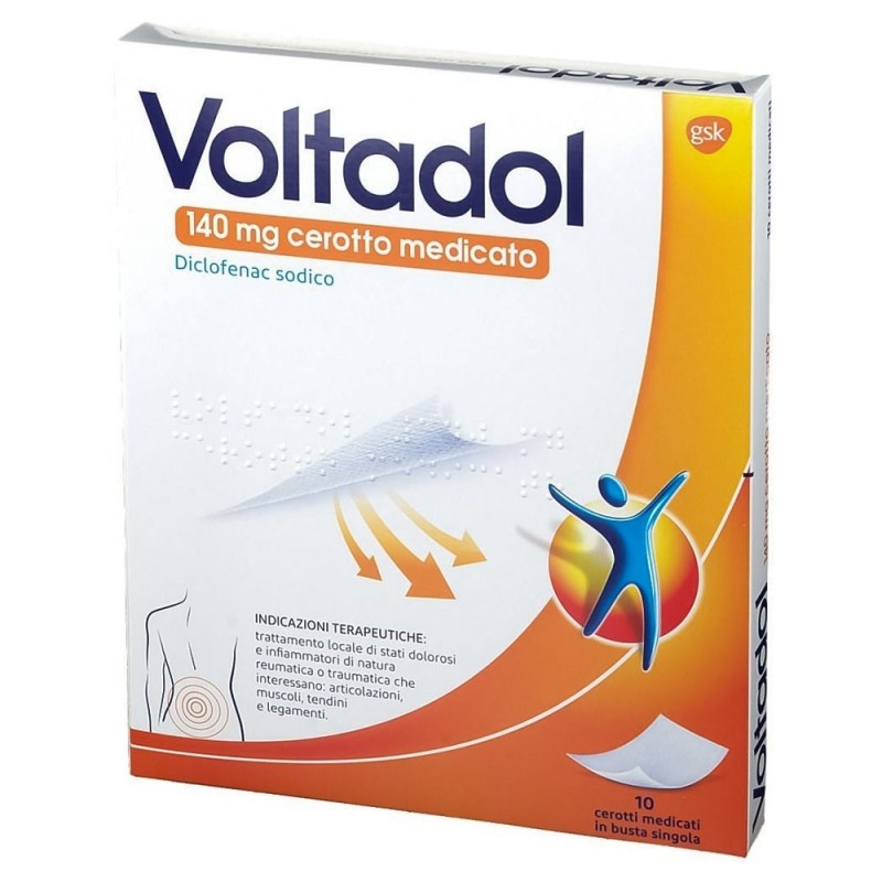 Voltadol 140 mg confezione da 10 cerotti medicati