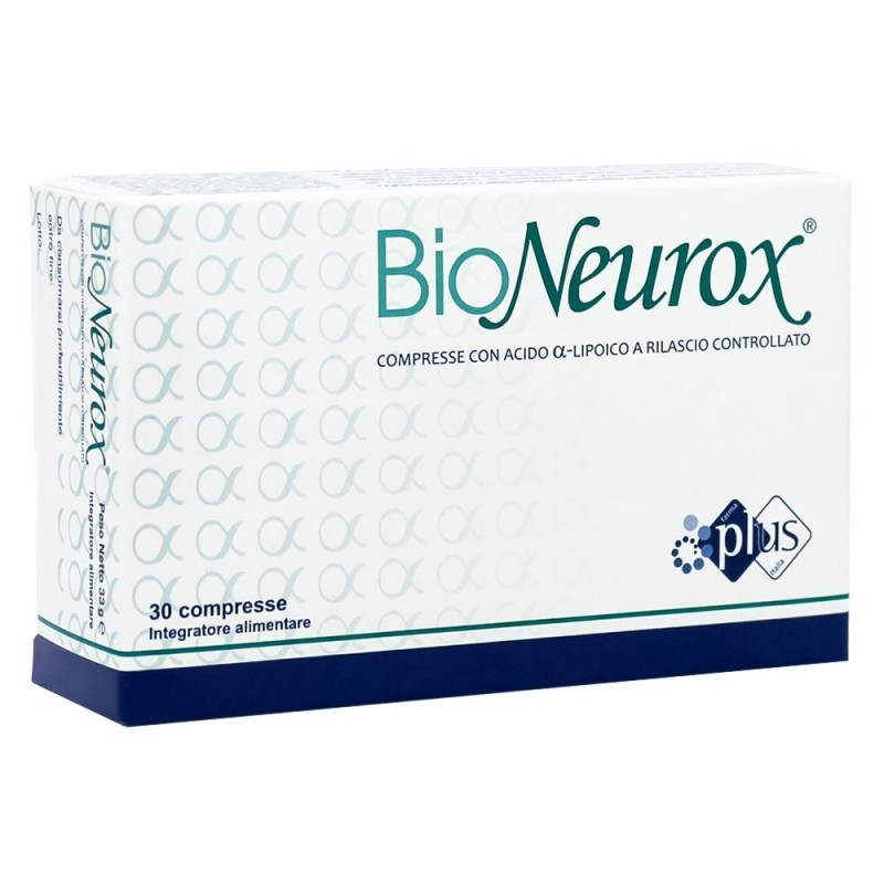 Bioneurox
Compresse con acido α-lipoico a rilascio controllato
scatola da 30 compresse