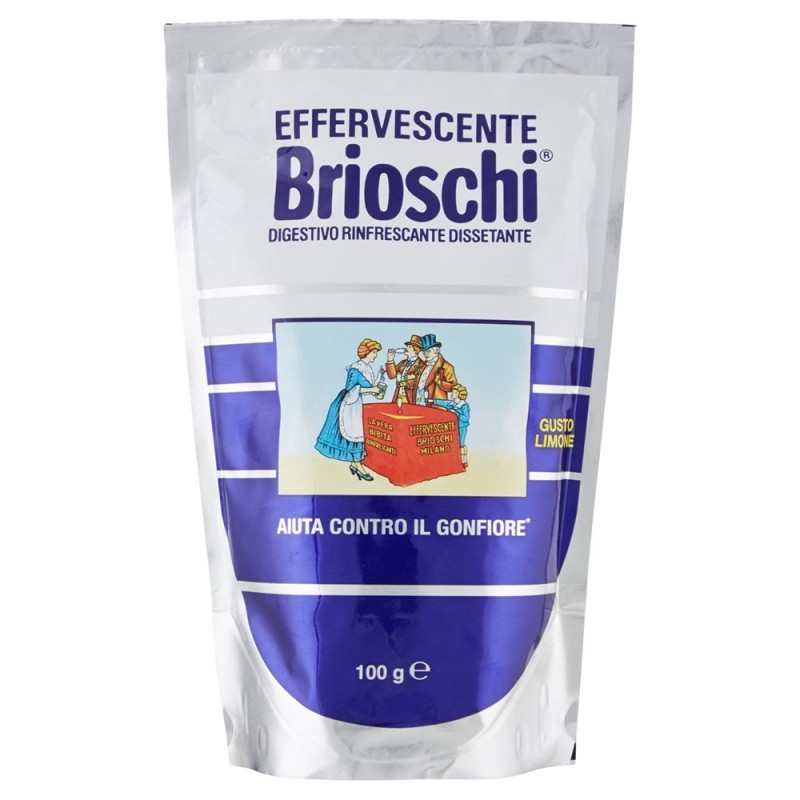 Brioschi
effervescente
digestivo rinfrescante dissetante
aiuta contro il gonfiore