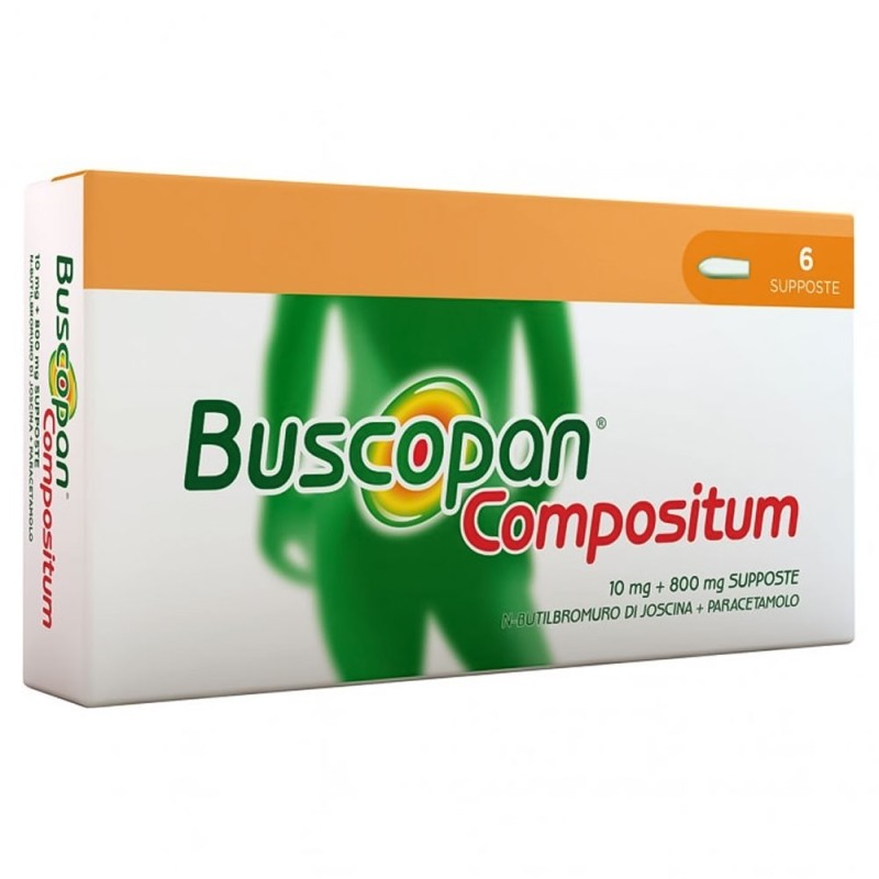 Buscopan compositum scatola da 6 supposte