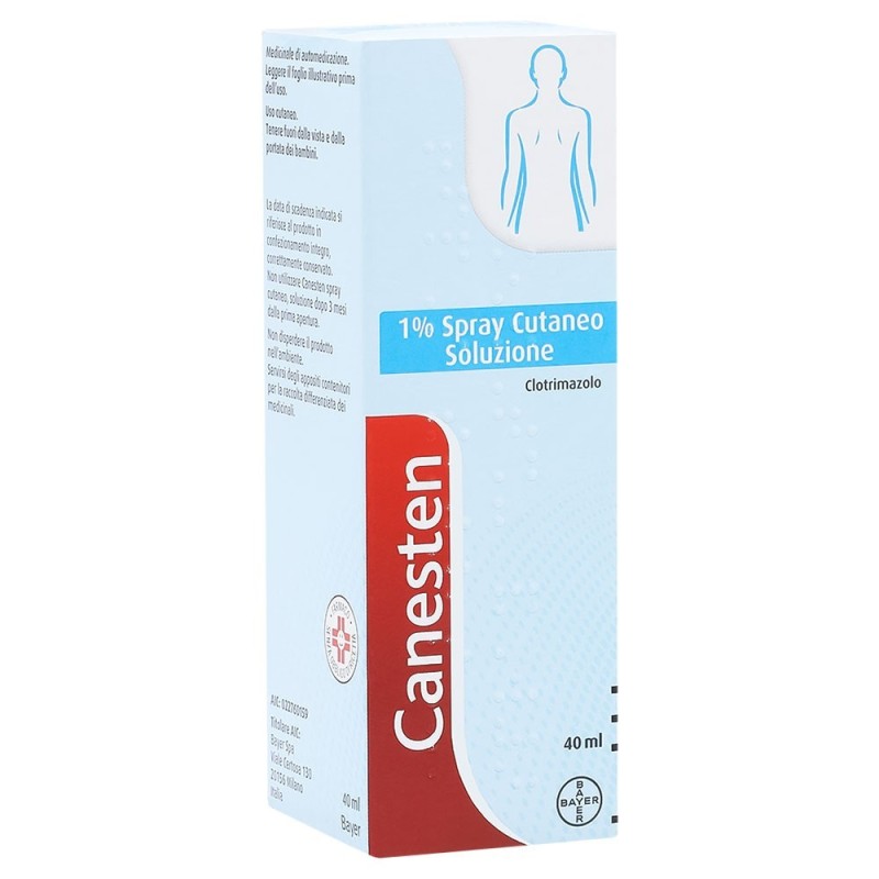 Canesten 1% spray cutaneo flaconcino da 40 ml