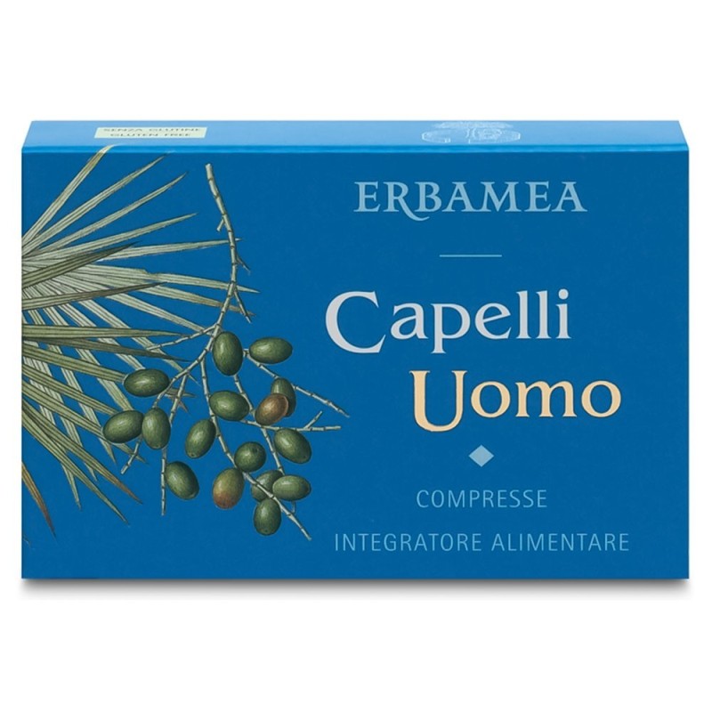 Erbamea
Capelli uomo
Integratore alimentare per la bellezza dei capelli dell'uomo