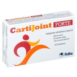 CartiJoint
Forte
Integratore alimentare a base di Glucosamina cloridrato, Condroitin solfato e Bio-Curcumin BCM-95®