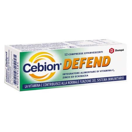 Cebion
Defend
Integratore alimentare di vitamina C, zinco ed echinacea