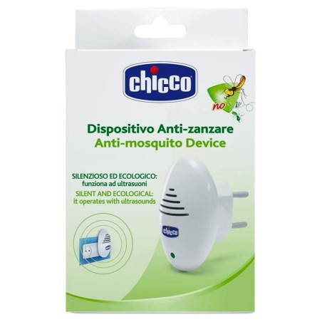 Chicco®
Dispositivo Anti-zanzare
silenzioso ed ecologico: funziona ad ultrasuoni