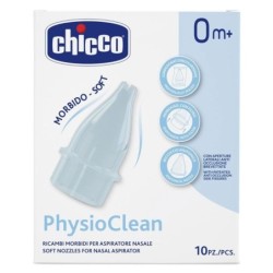 Chicco
Physioclean
Ricambi Morbidi per Aspiratore Nasale
età consigliata 0 mesi+