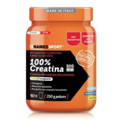 Named sport Creatina 100% Creatina monoidrato micronizzata Ultrapura, massima solubilità, prodotta con metodo brevettato