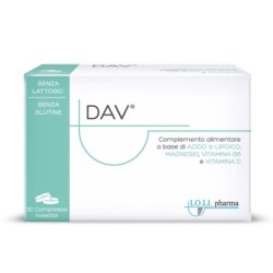 DAV
integratore alimentare a base di acido ­α-lipoico, magnesio e vitamina B6