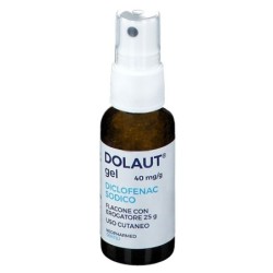 Dolaut 4% gel spray uso cutaneo flacone con erogatore 25 g