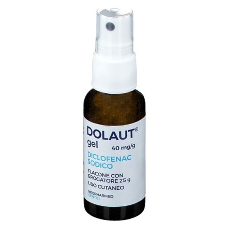 Dolaut
40 mg/g gel
diclofenac sodico
uso cutaneo
flacone con erogatore 25 g