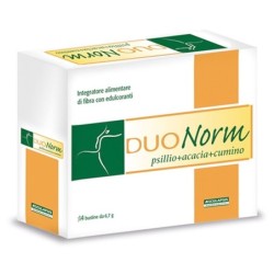 DuoNorm
integratore alimentare di fibra
psillio+acacia+cumino
con edulcoranti