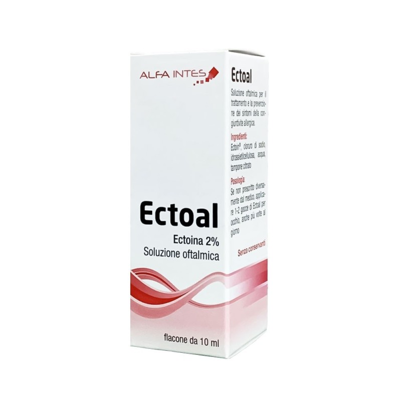 Ectoal
ectoina 2%
soluzione oftalmica
flaconcino da 10 ml