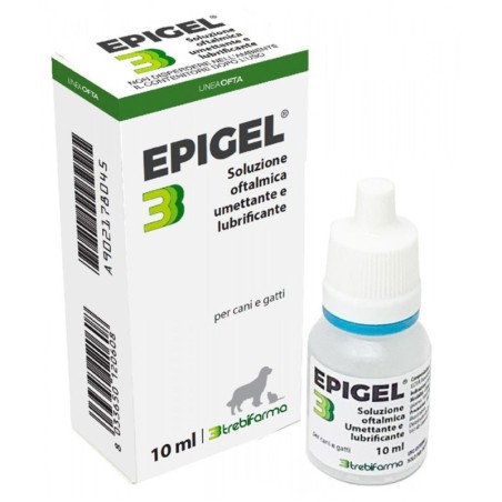 Epigel Soluzione oftalmica umettante e lubrificante per cani e gatti flaconcino da 10 ml