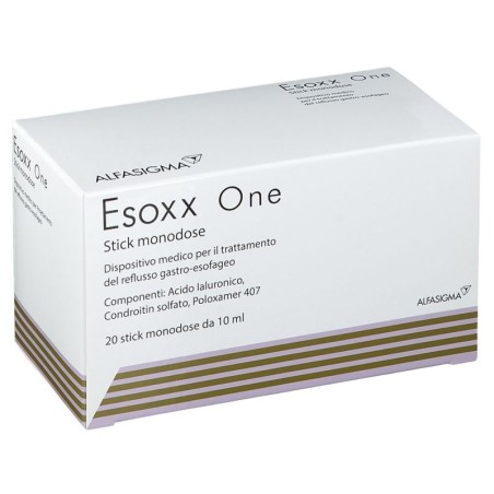 Esoxx One
stick monodose
Dispositivo medico per il trattamento del reflusso gastro-esofageo