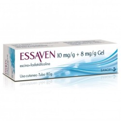 Essaven
10 mg/g + 8 mg/g gel
escina + Fosfatidilcolina
uso cutaneo
tubo da 80 g