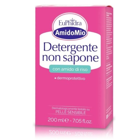 EuPhidra
AmidoMio
detergente non sapone, con amido di riso
dermoprotettivo