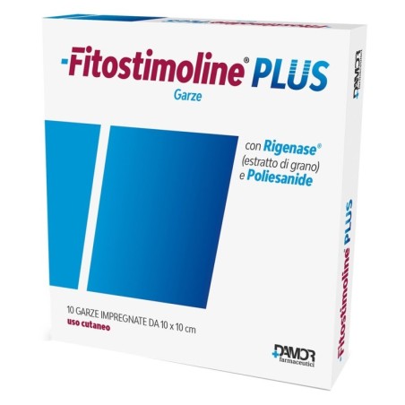 Fitostimoline plus
garze
con rigenase (estratto di grano) e Poliesanide