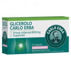 Carlo Erba
Glicerolo
prima infanzia
900 mg supposte