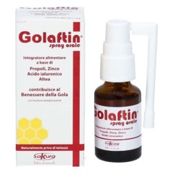 Golaftin spray orale 15 ml Integratore alimentare che contribuisce al benessere della gola