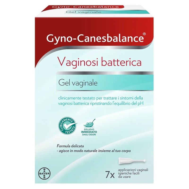 Gyno-canesbalance
vaginosi batterica
gel vaginale
clinicamente testato per trattare i sintomi della vaginosi batterica