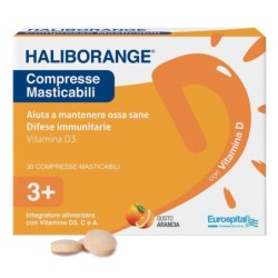 Haliborange 30 compresse aiuta a mantenere ossa sane, difese immunitarie con Vitamina D