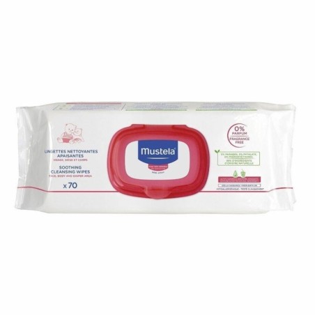 Mustela Lingettes Nettoyantes Apaisantes 70 pièces