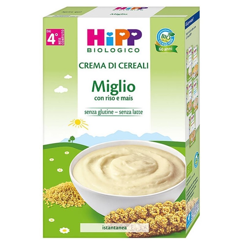 Hipp Biologico crème de céréales de millet 4 mois 200 g