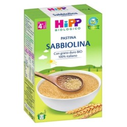 Hipp biologico pastina sabbiolina con grano duro Bio 100% italiano dal 4° mese compiuto