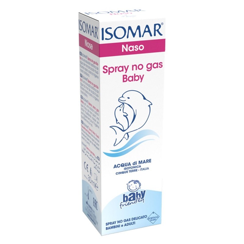 Isomar
baby spray
Naso
Acqua di mare isotonica del parco marino delle cinque terre