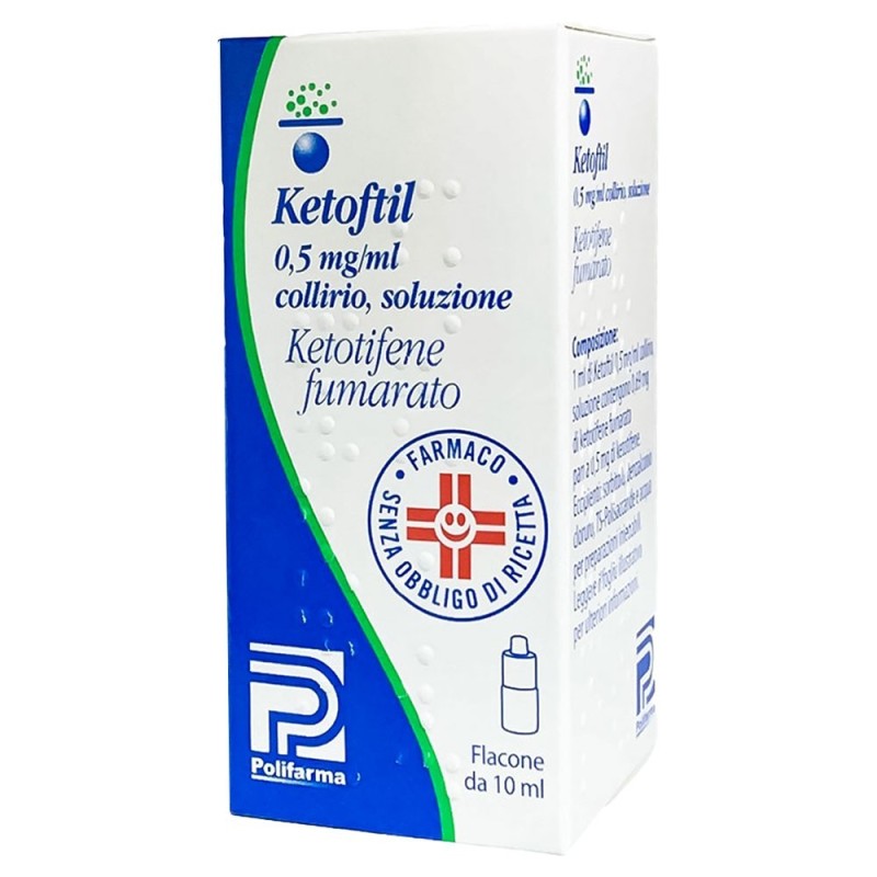 Ketoftil collirio flaconcino da 10 ml