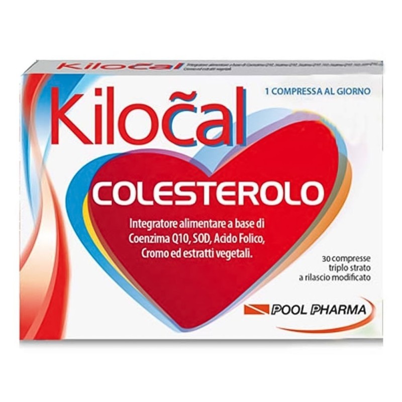 Kilocal
colesterolo
Integratore alimentare a base i Coenzima Q10, SOD, acido folico, coenzima Q10 e cromo.