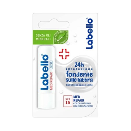 Labello
med repair
SPF 15
idratazione 24 h, fondente sulle labbra