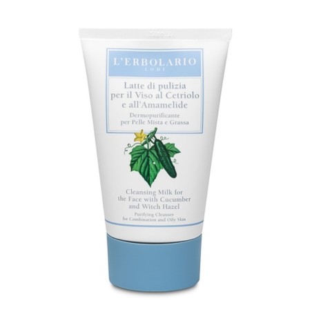 L'Erbolario Latte detergente cetriolo Tube de 125 ml