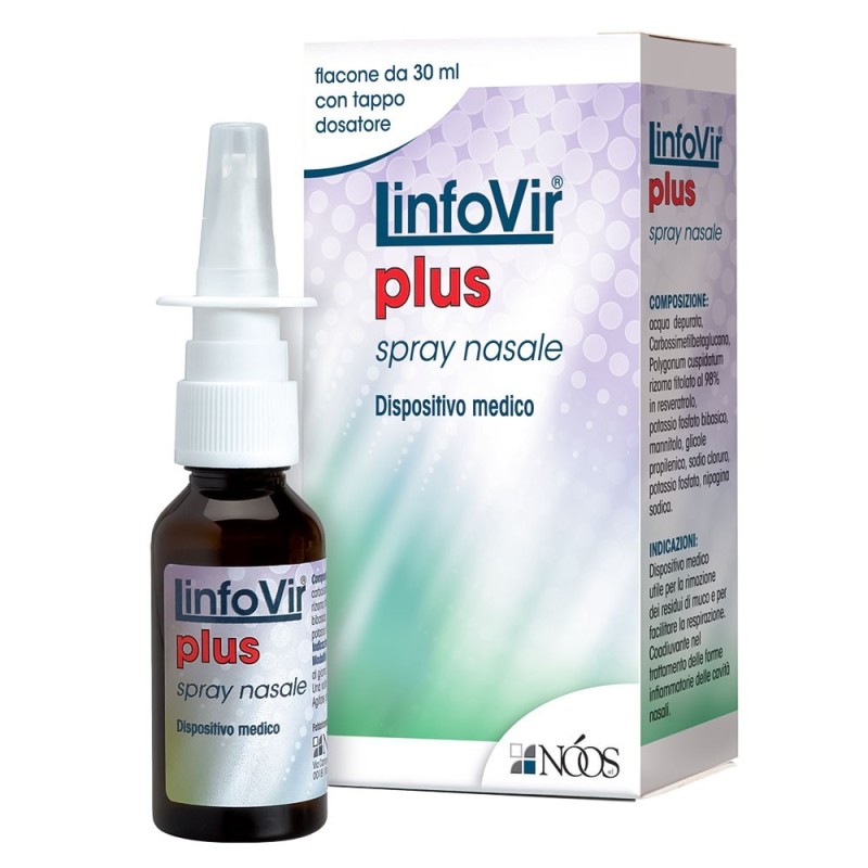 Linfovir
plus
spray nasale
flaconcino da 30 ml con tappo dosatore