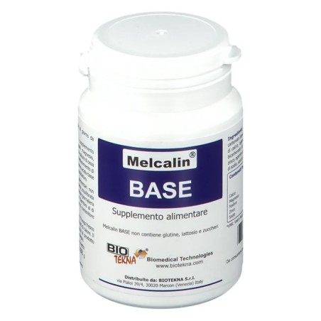 Melcalin
base
senza glutine, senza lattosio, senza zuccheri
pilloliera da 84 compresse