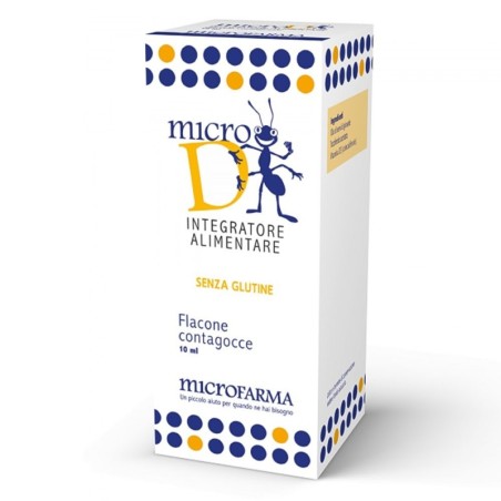 Micro D
senza glutine
flaconcino da 10 ml con contagocce