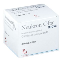 Neukron ofta mese
integratore alimentare a base di citicolina in soluzione orale
confezione 30 fialoidi da 10 ml