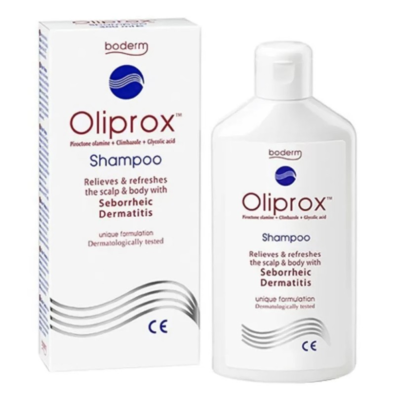 Boderm
Oliprox
shampoo
Ravviva e rinfresca il cuoio capelluto e il corpo con i dermatici seborroici