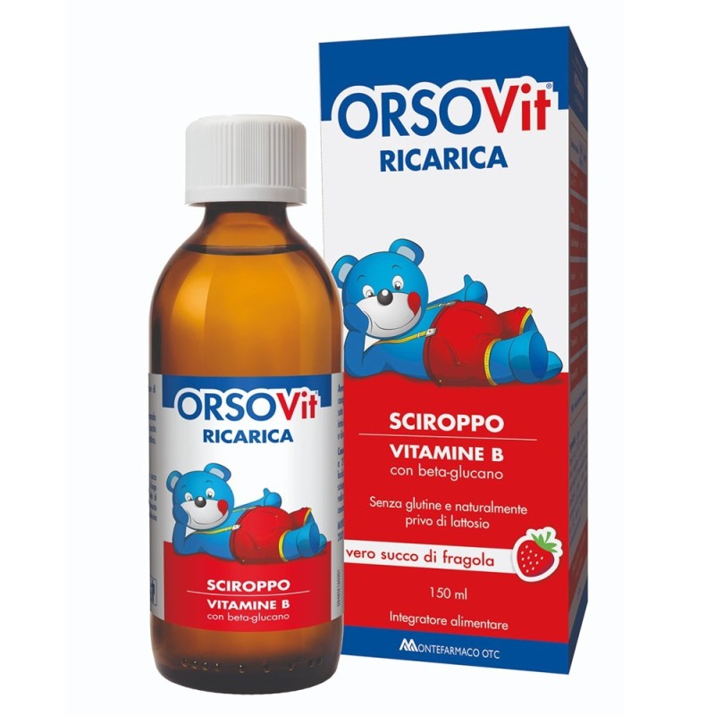 OrsoVit
Ricarica
sciroppo Vitamine B con beta-glucano